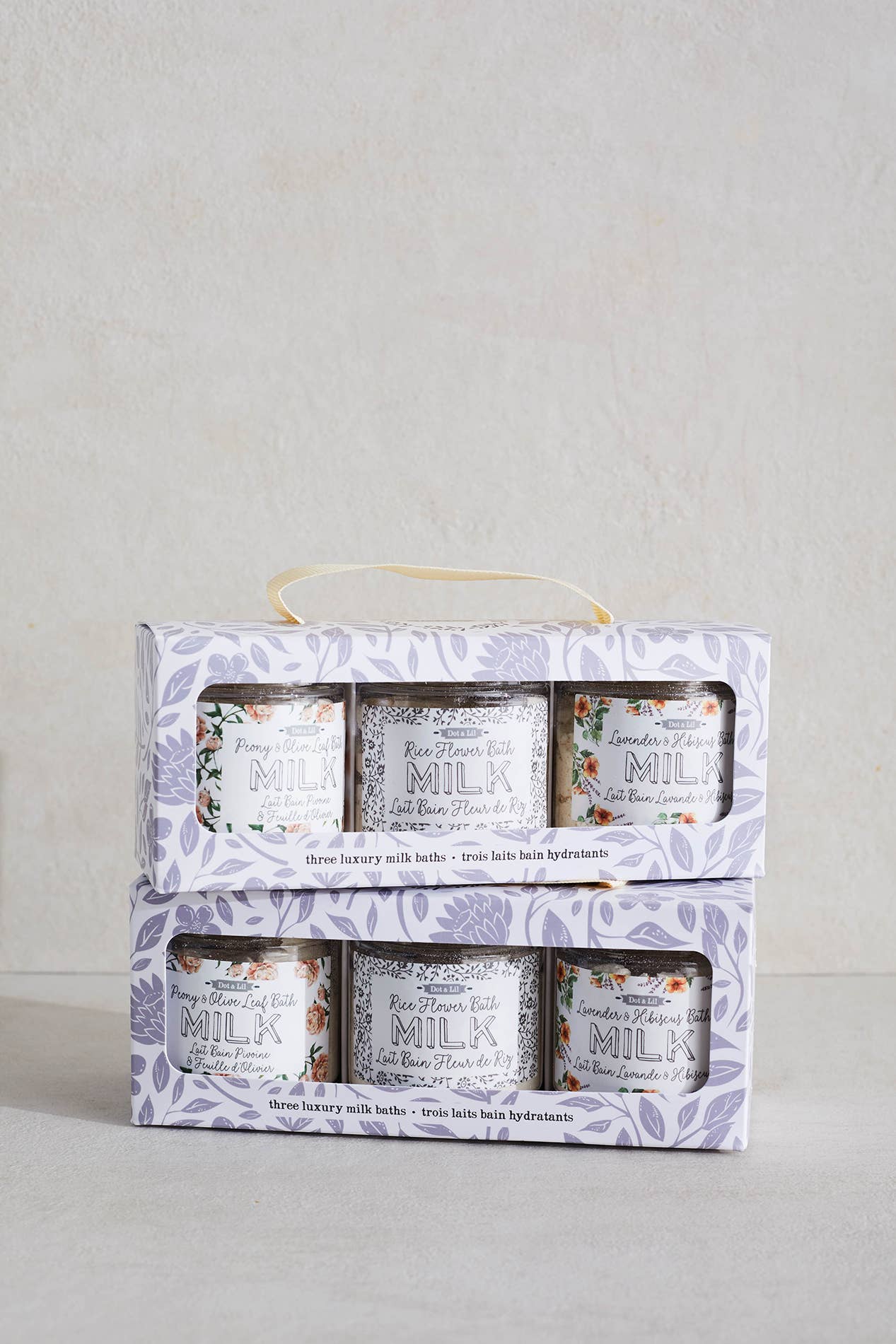 Milk bath trio gift set
