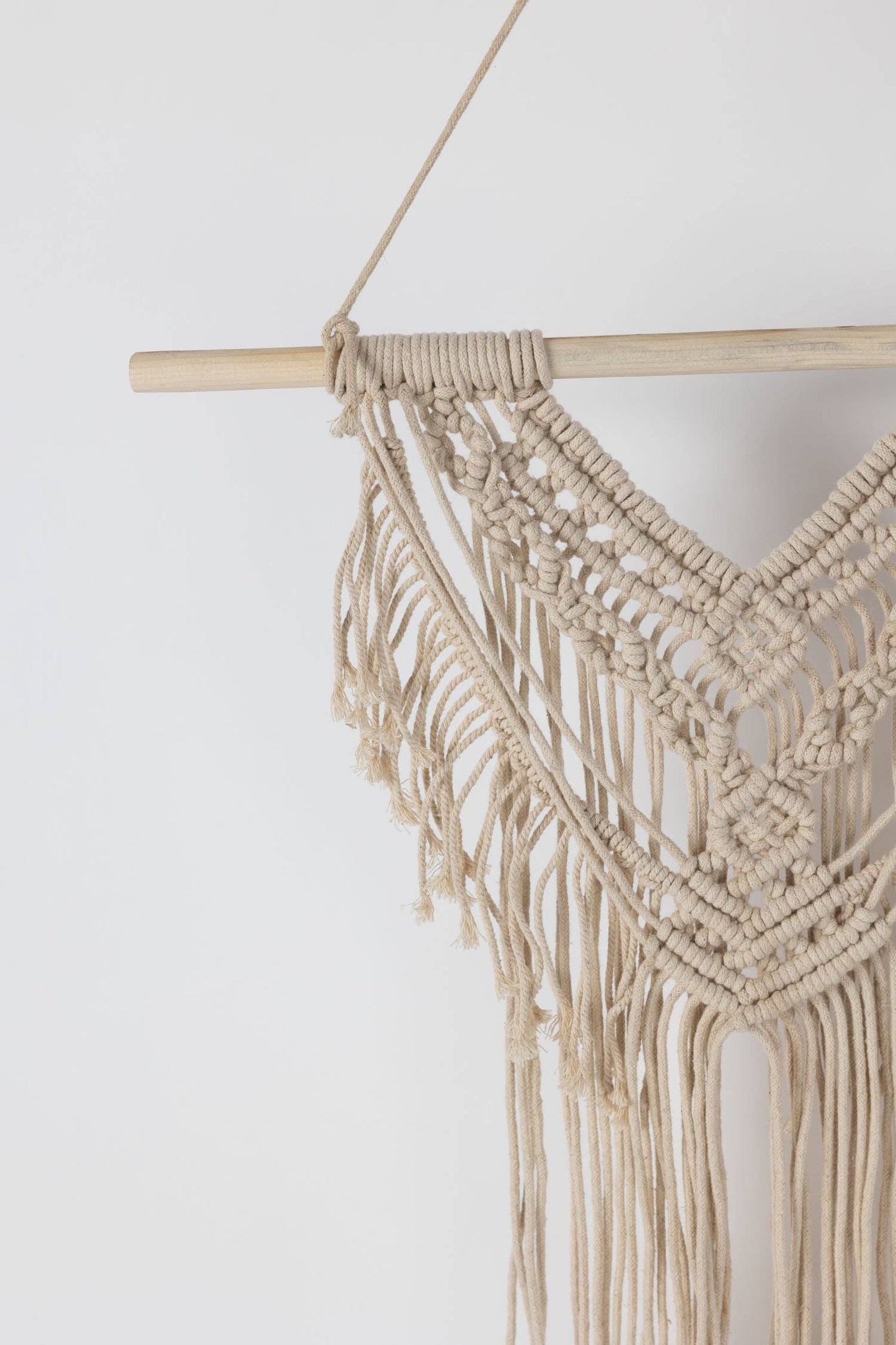 * Tanda Macramé Wall Hanging - Cream *