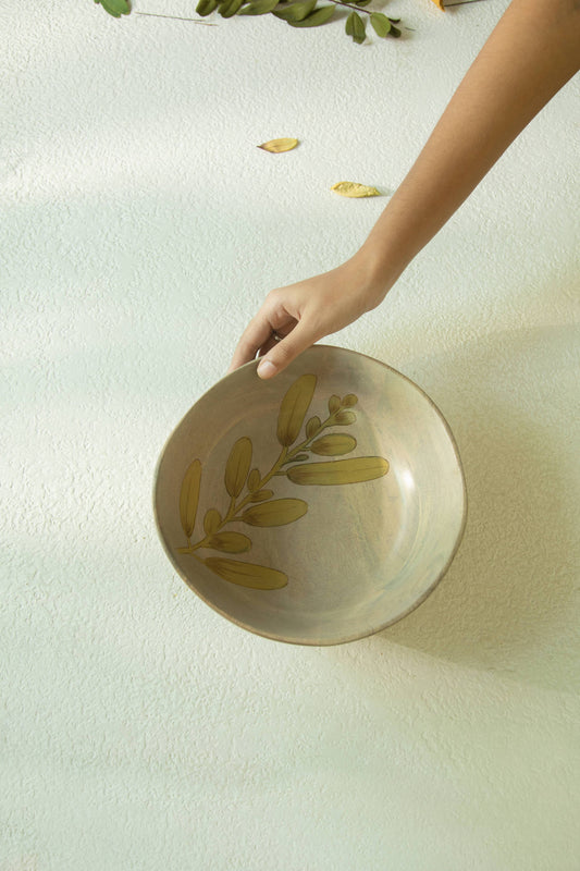 Wisteria Yellow Bowl