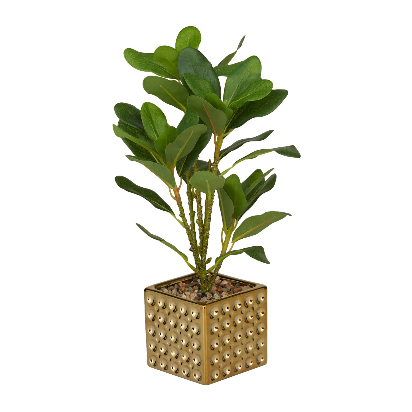 Glam Green Faux Foliage Artificial Plant