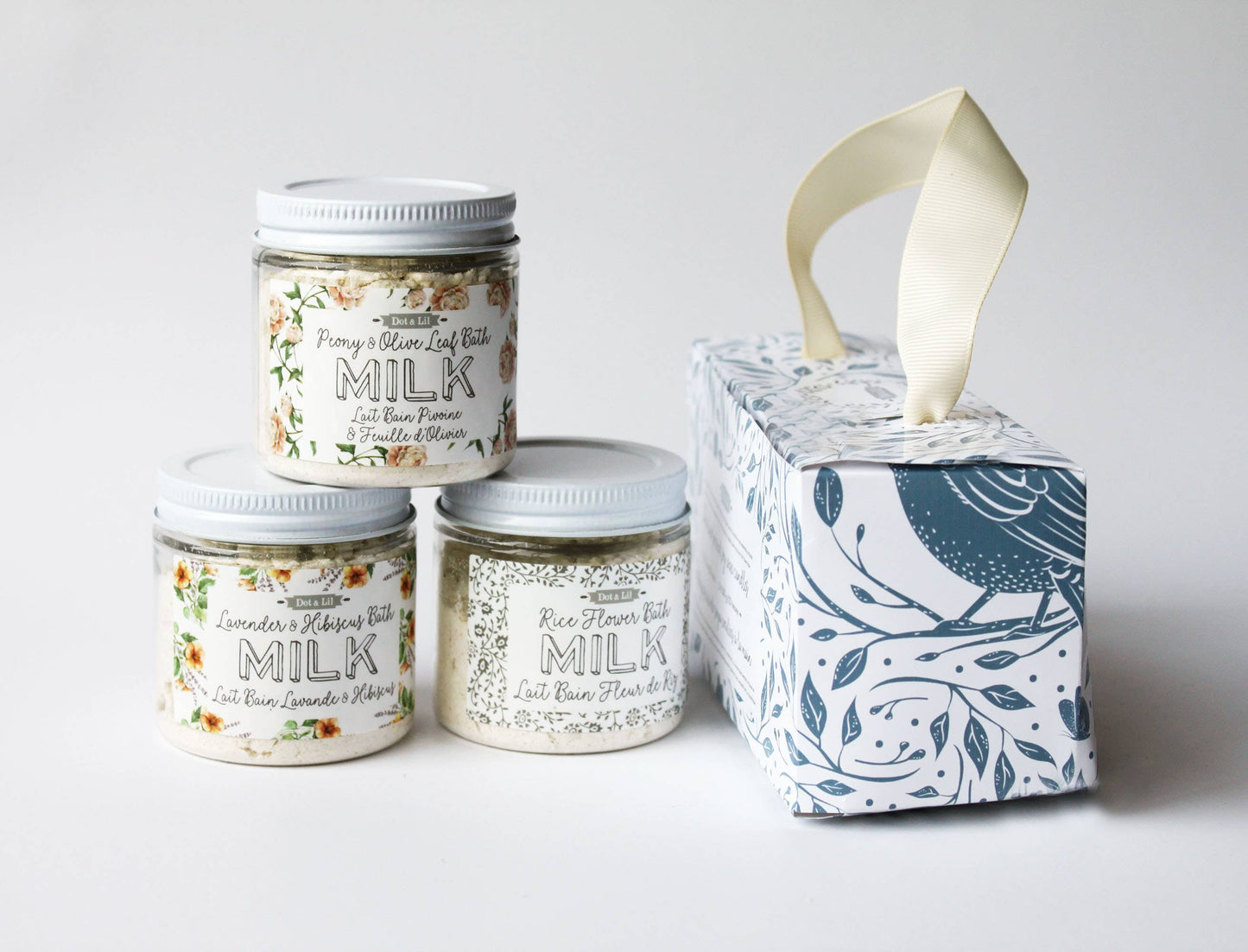 Milk bath trio gift set