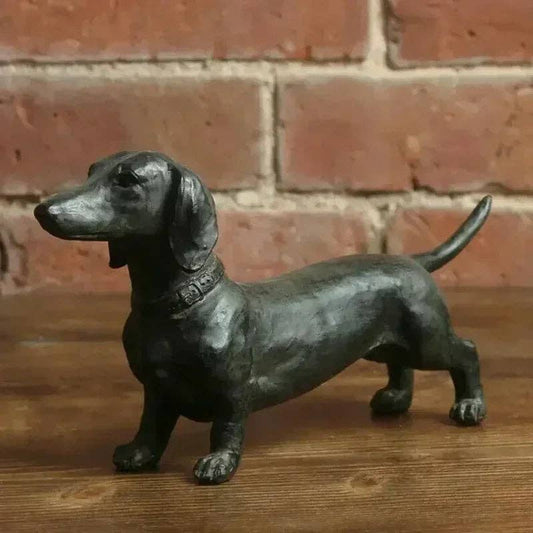 Dachshund Garden Statue