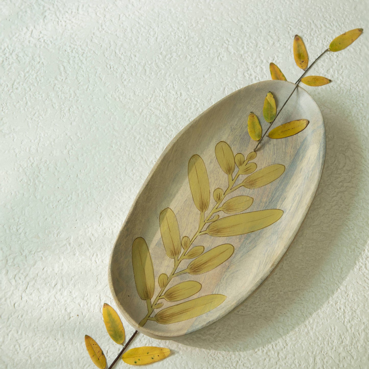 Wisteria Yellow Decorative Tray