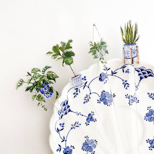 Happy House Plants Acrylic Stir Sticks
