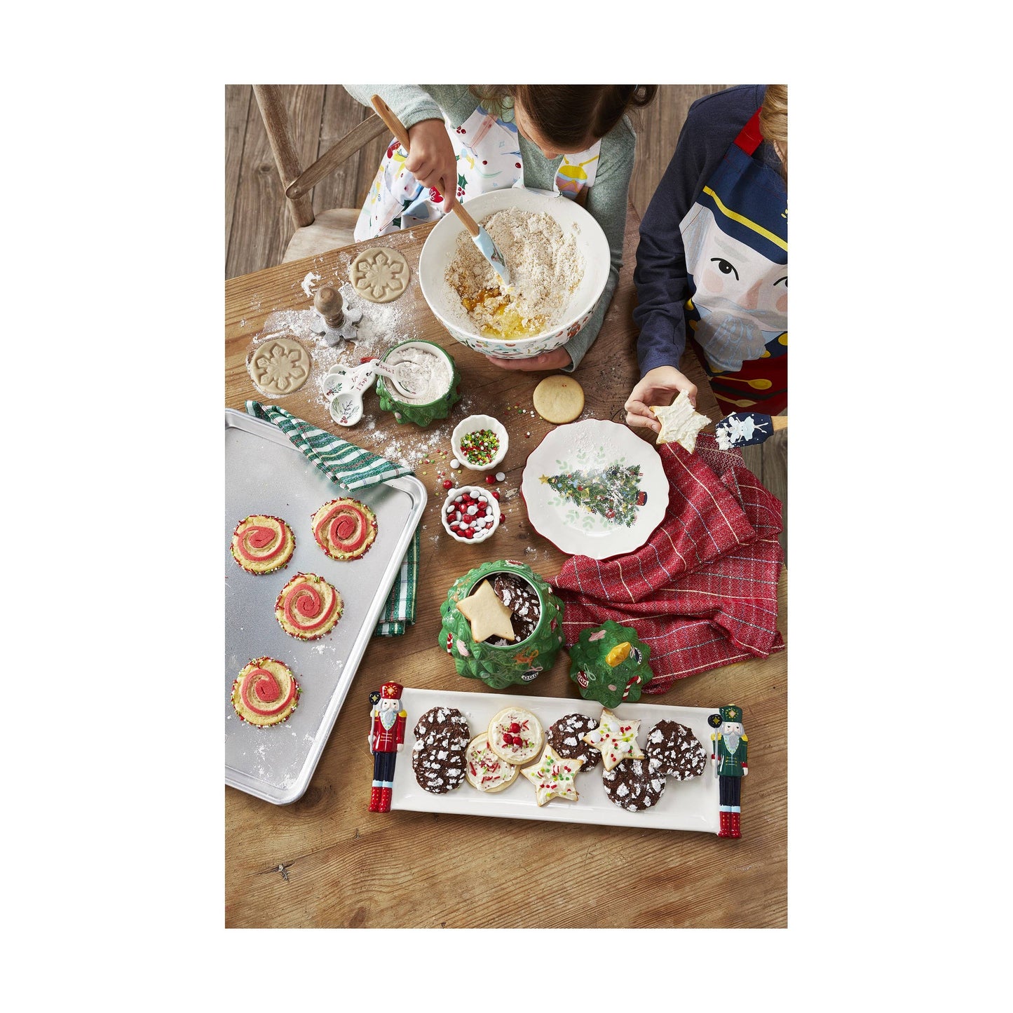 Christmas Nutcracker Platter & Spreader Set of 2