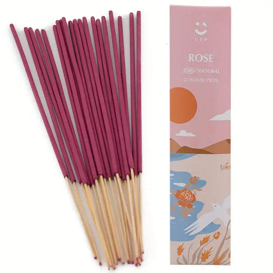 Rose Incense Sticks Healing Relaxation Yoga Meditation
