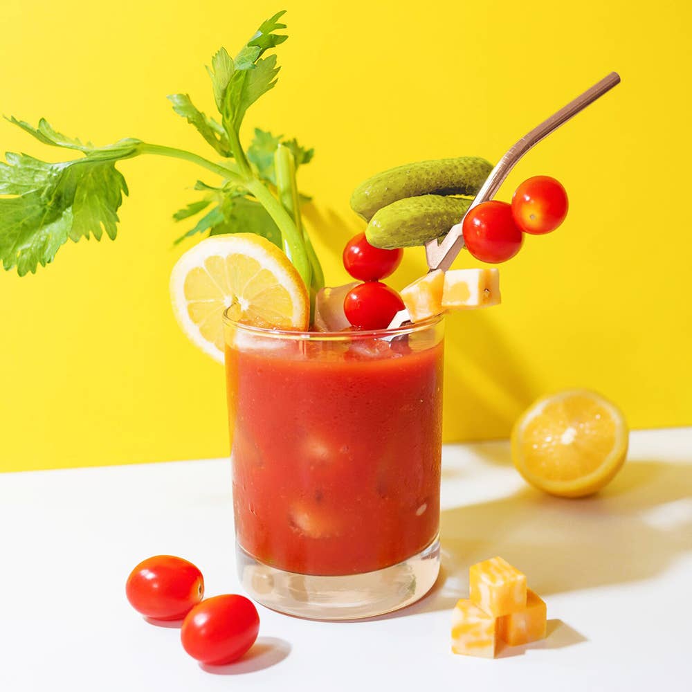 Bloody Mary Straws with Branches