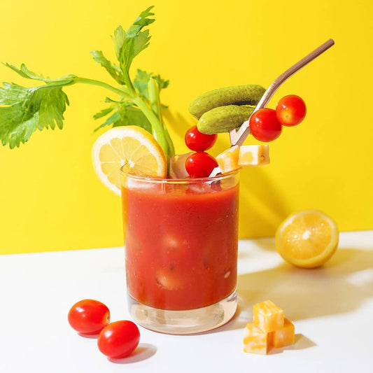 Bloody Mary Straws with Branches