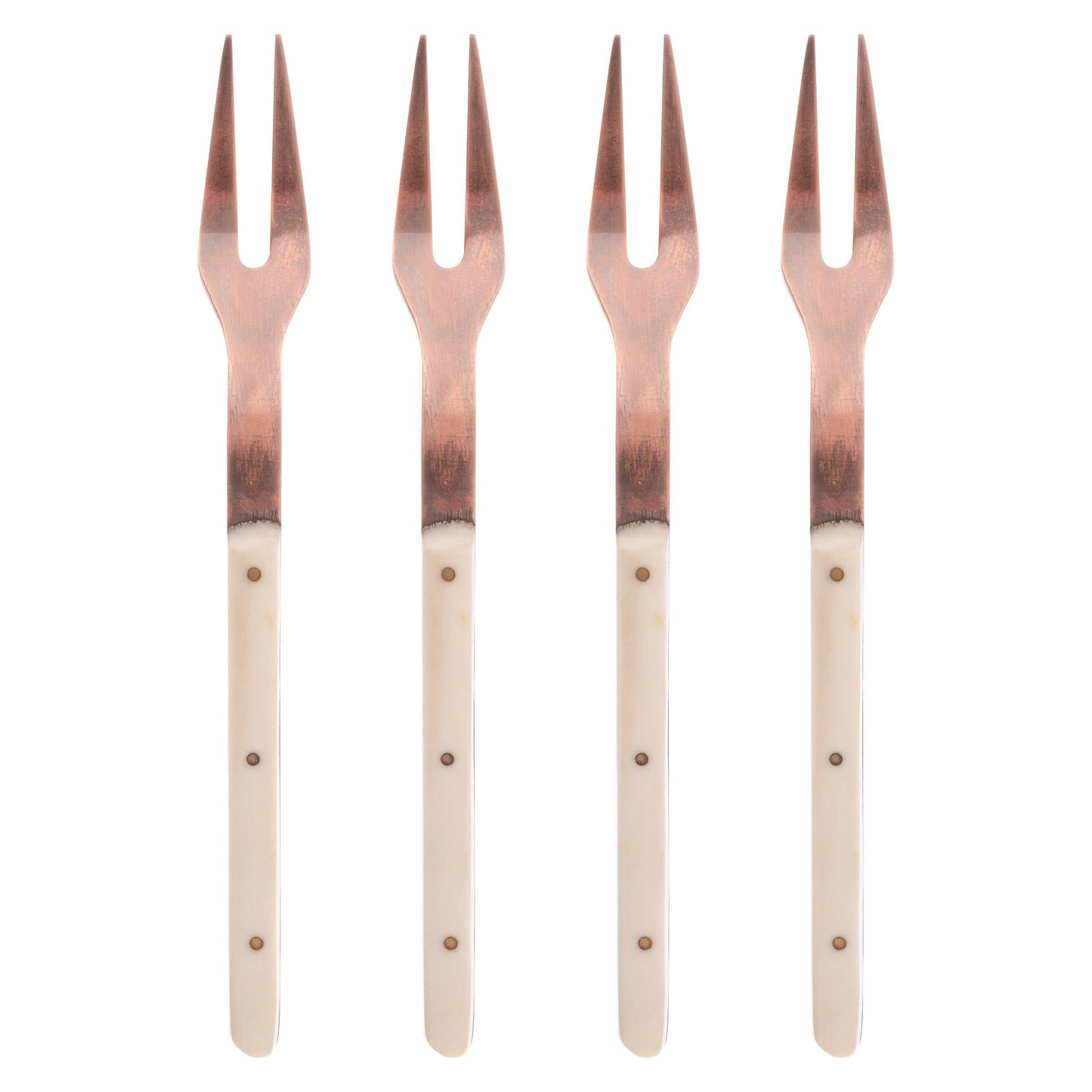 Ivory Resin Appetizer Forks