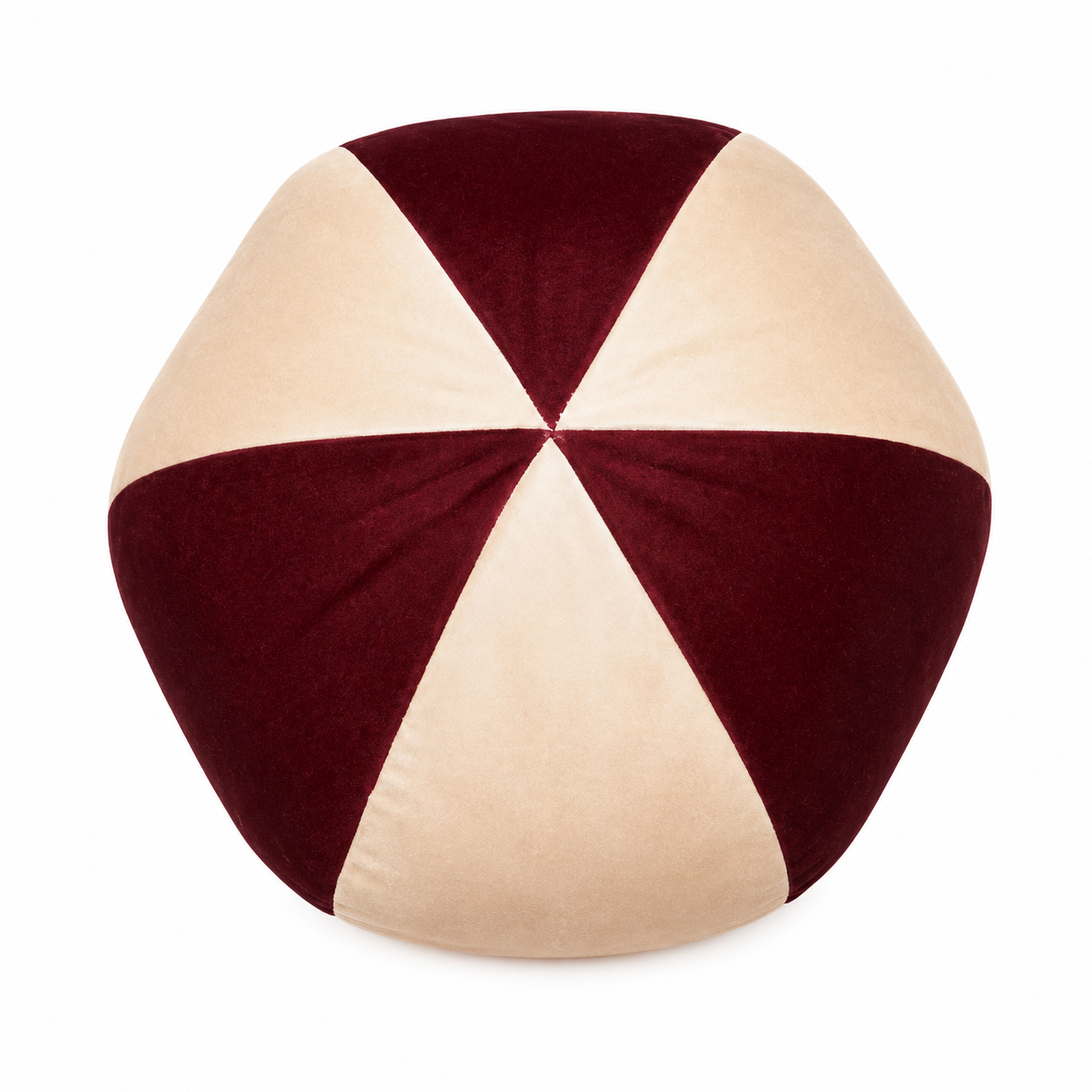 12" Classic Velvet Christmas Ornament Round Throw Pillow