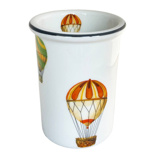 Up up and Away Hot Air Balloon Wine Bottle/Utensil Holder