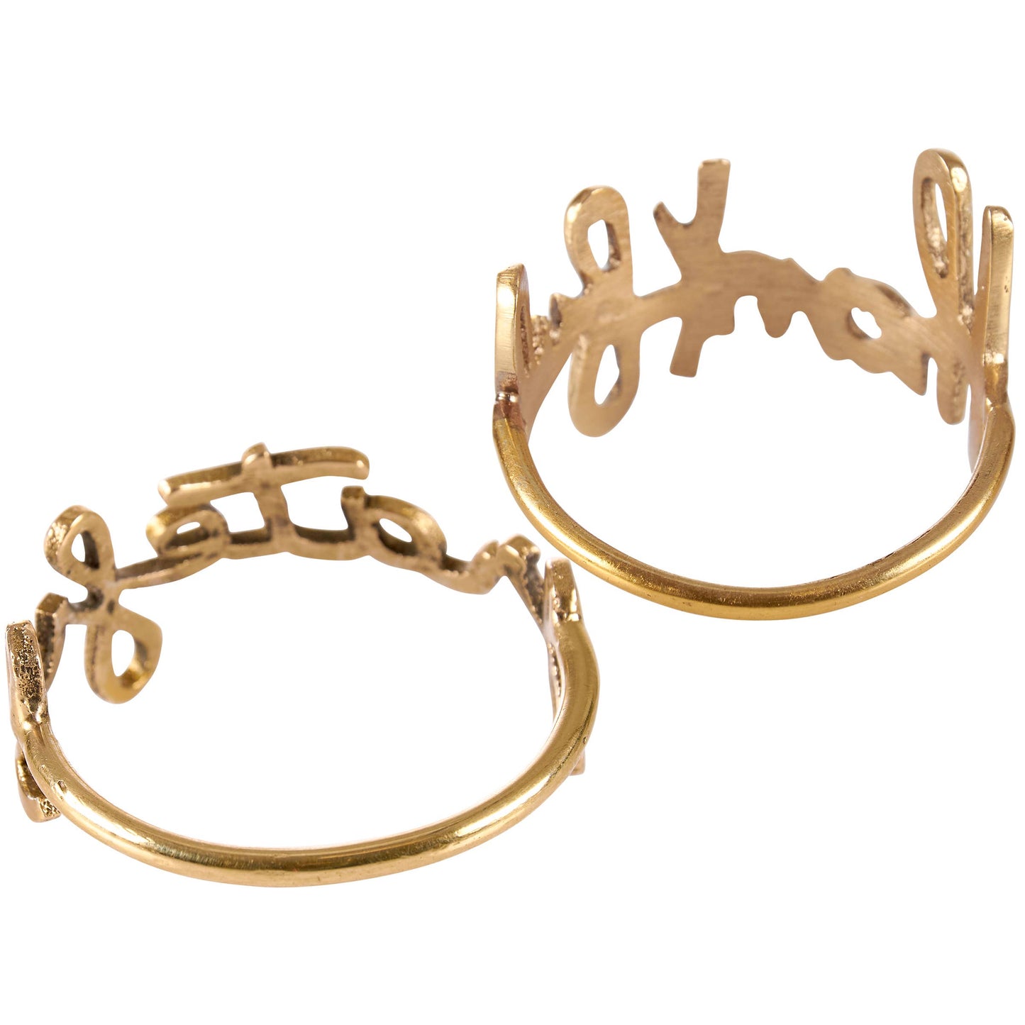 Grateful & Thankful Napkin Ring Set