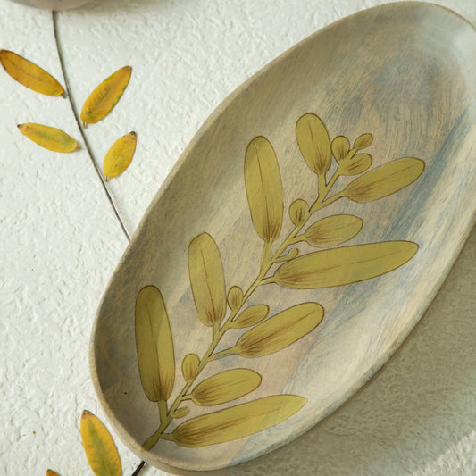 Wisteria Yellow Decorative Tray