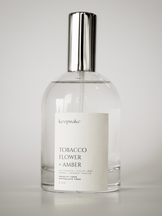 3 oz. Room/Linen Spray - Tobacco Flower + Amber