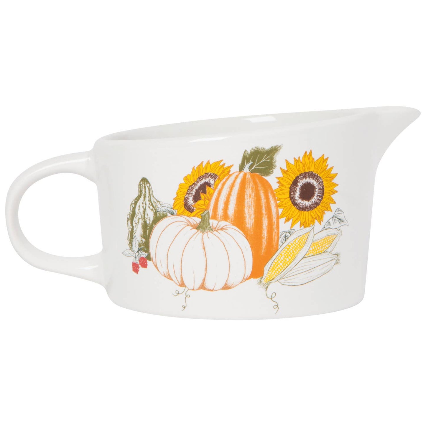 Cornucopia Thanksgiving Gravy Boat