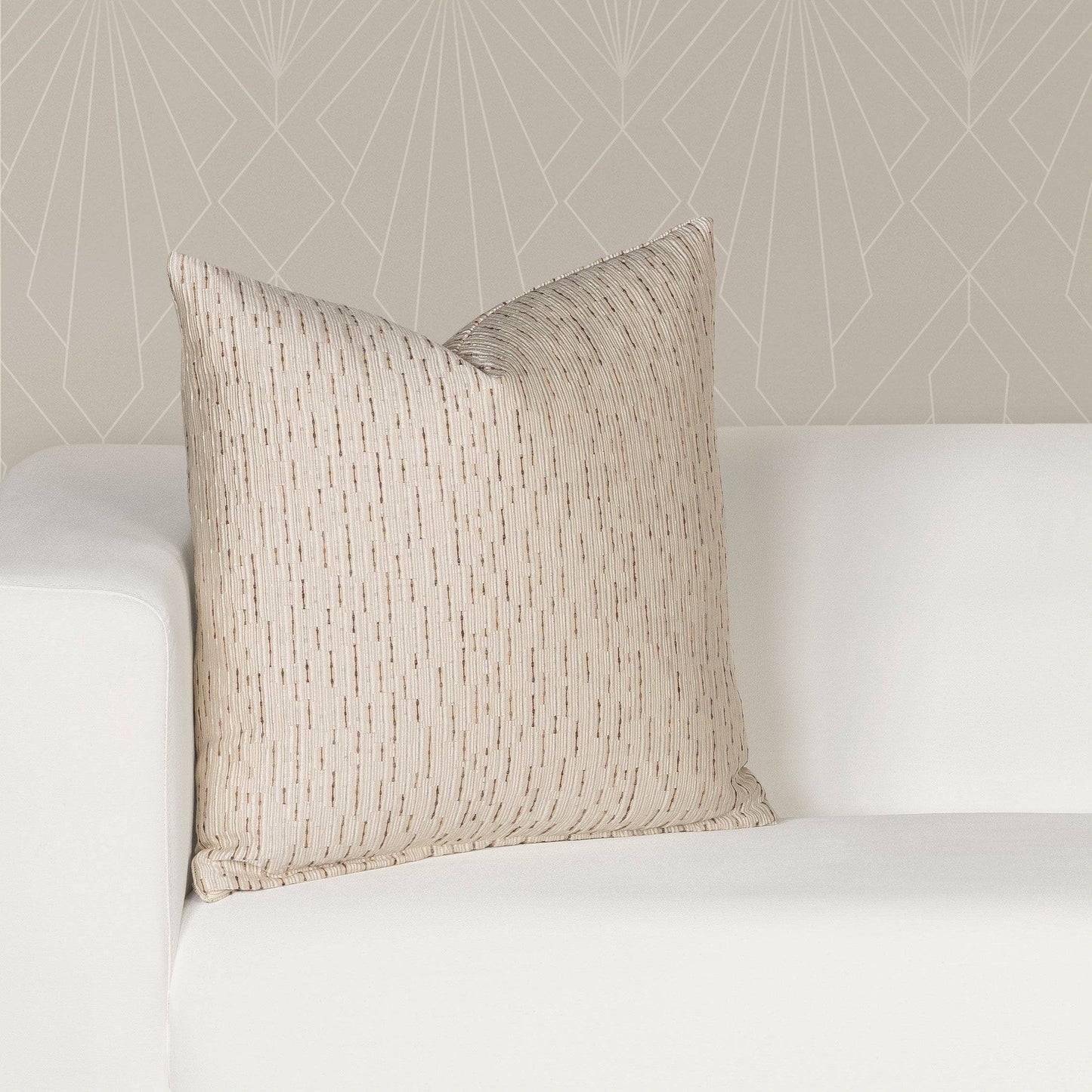 The Great Gatsby Sideline Woven Stripe Throw Pillow