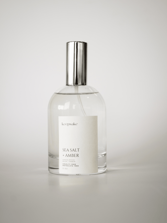 3 oz. Room/Linen Spray - Sea Salt + Amber