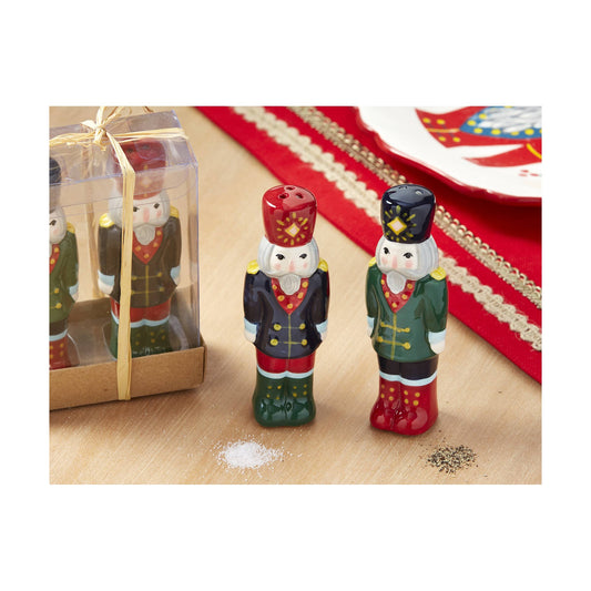 Christmas Nutcracker Salt & Pepper Set of 2 - Multi