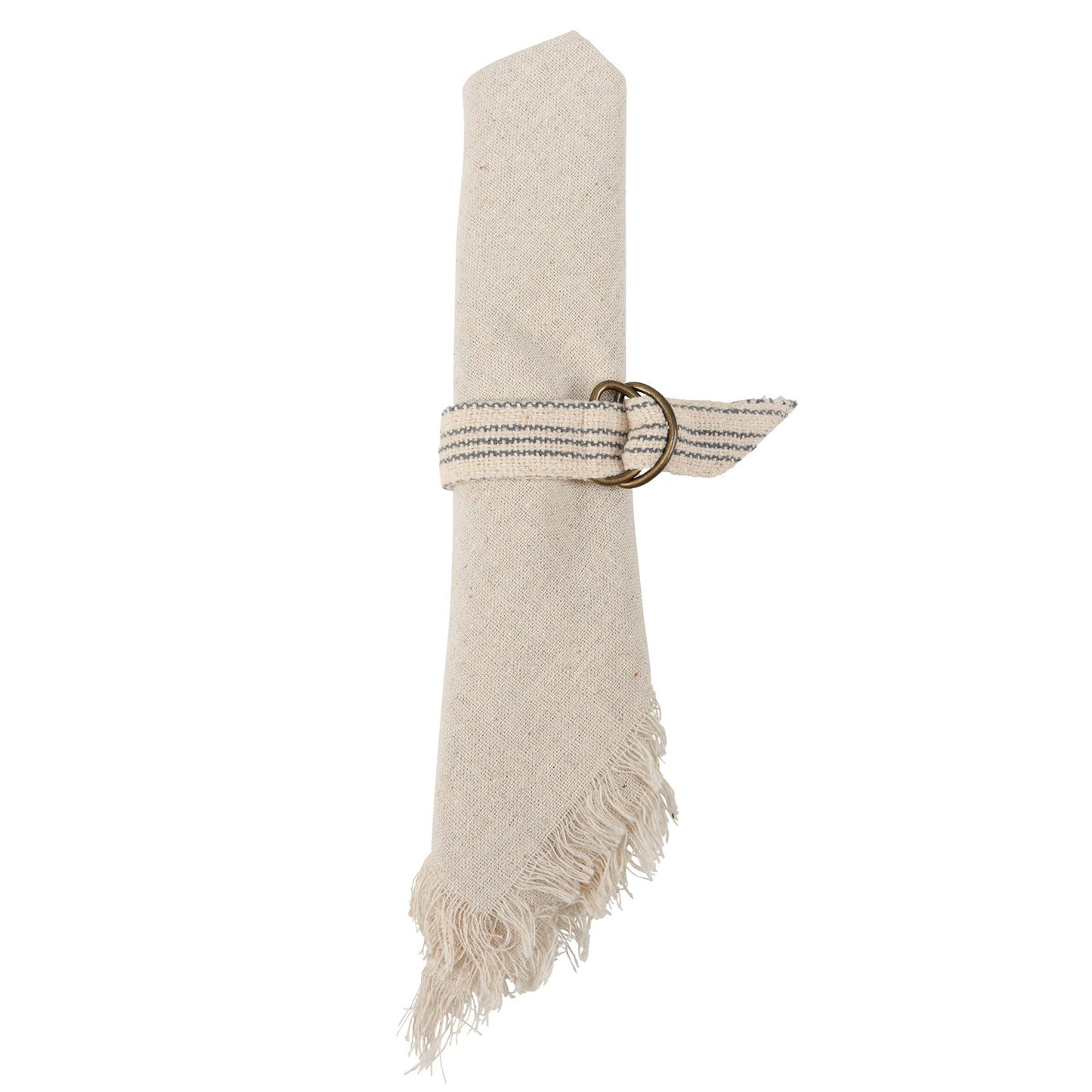 Blue Stripe Napkin Ring