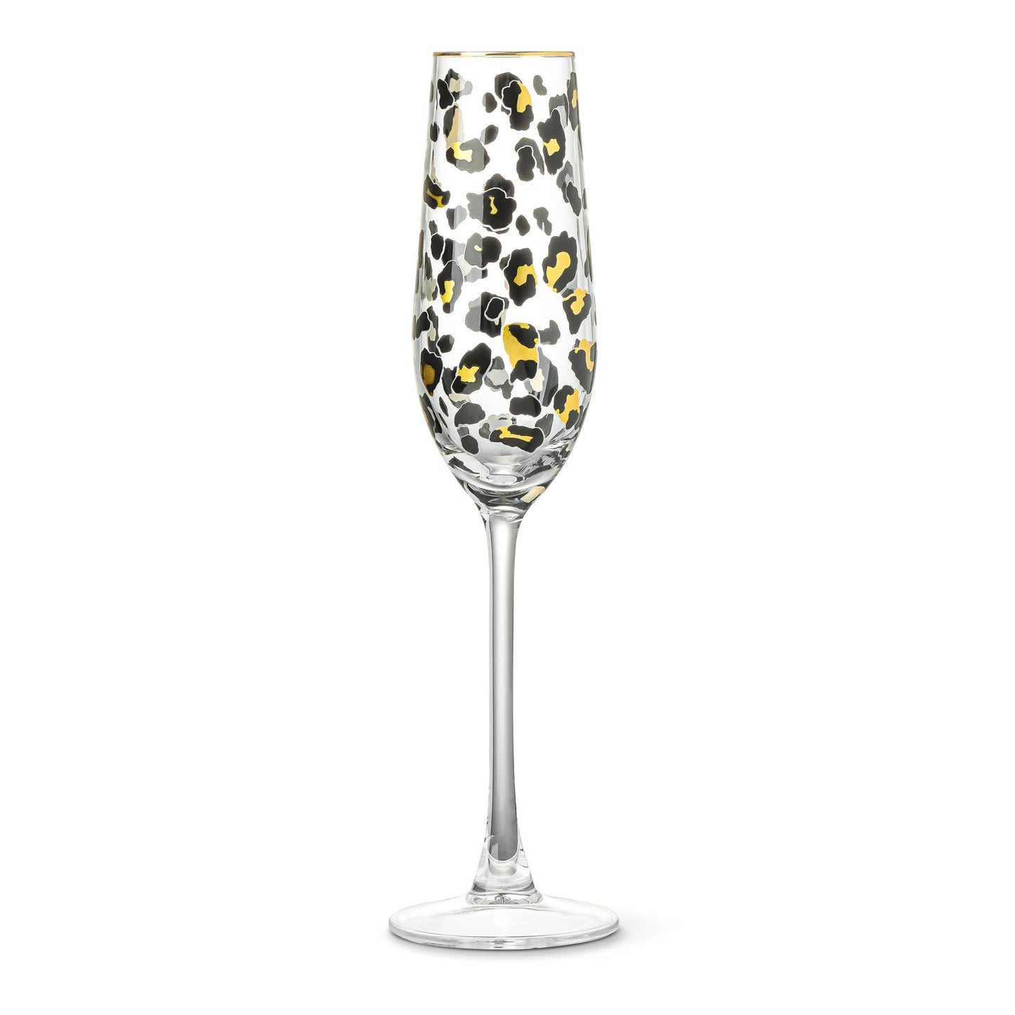 6oz Cheetah Flute - Gold
