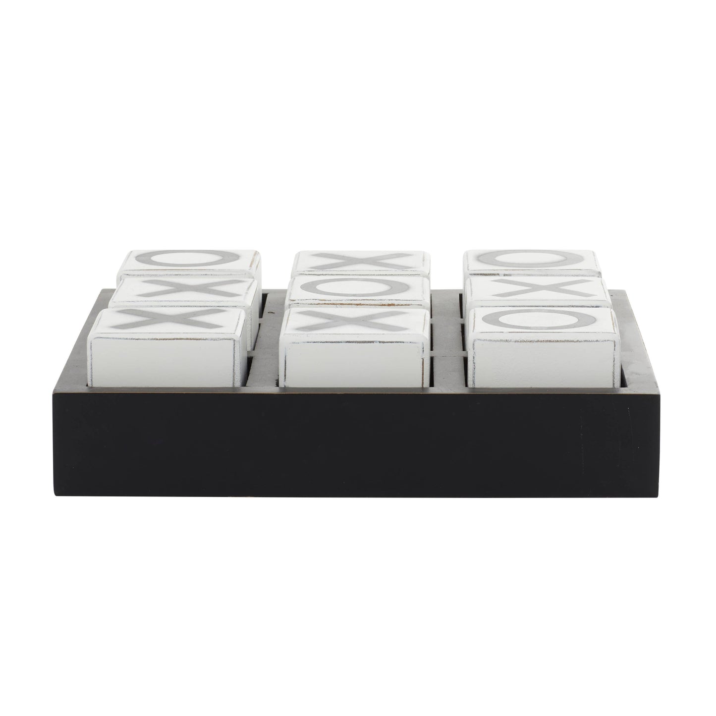 Traditional Black Wooden Game Set