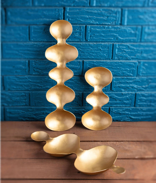 Curvy Organic Trays Gold