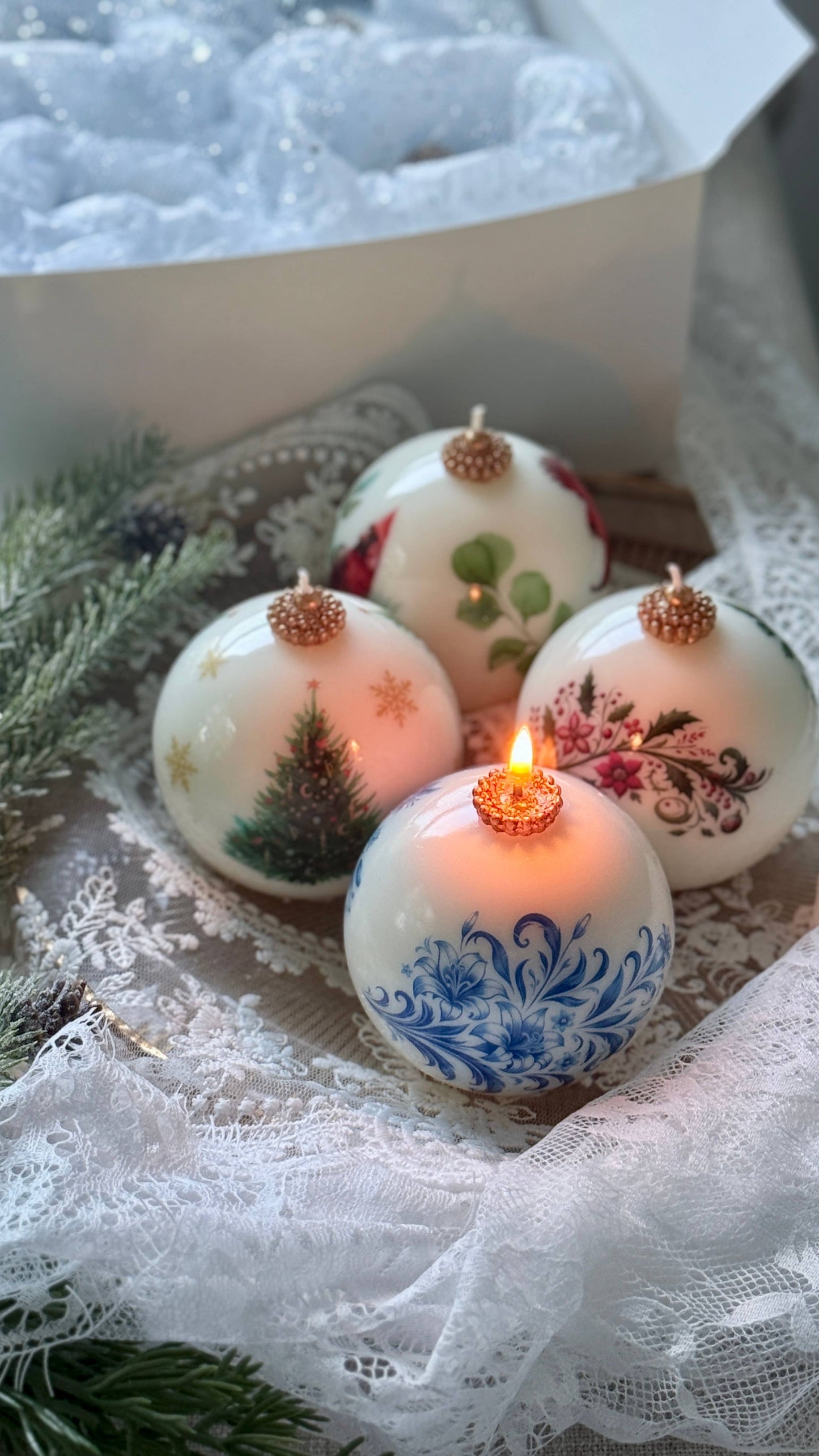 Christmas Candle | Festive Holiday gift candles