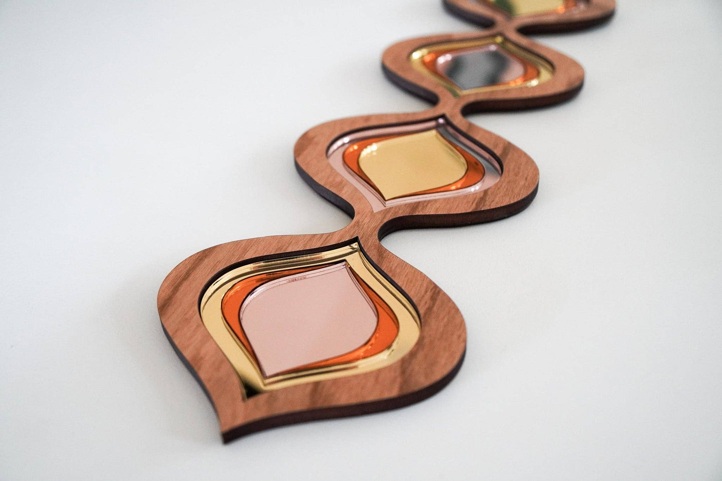 Retro Tear Drop Mirror