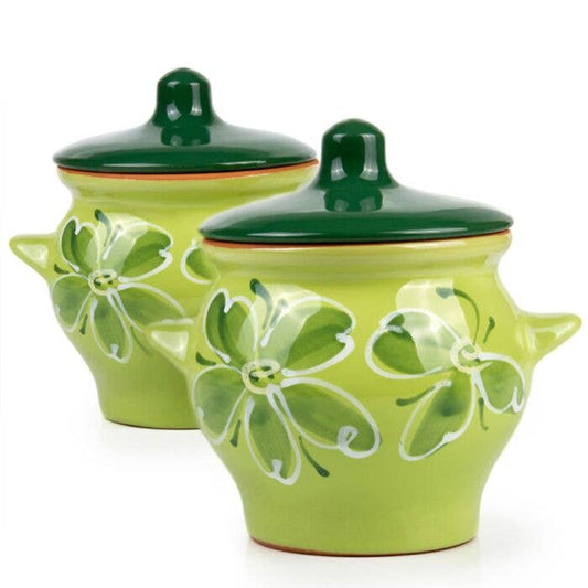 Stoneware Ramekins Set of 2 (Green)