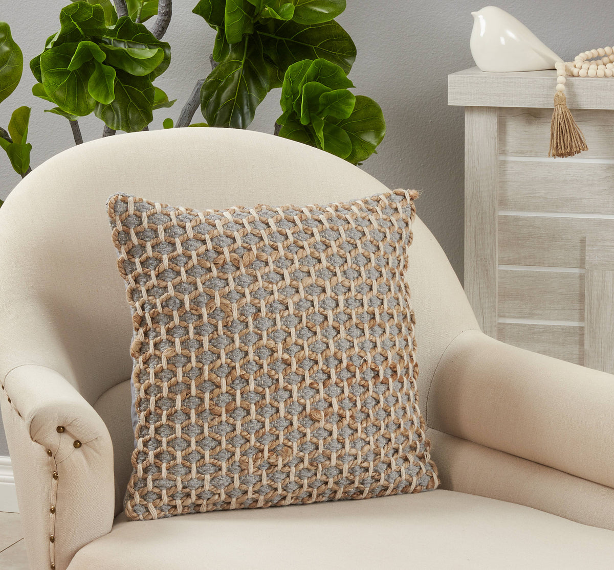 Rope Throw Pillow
