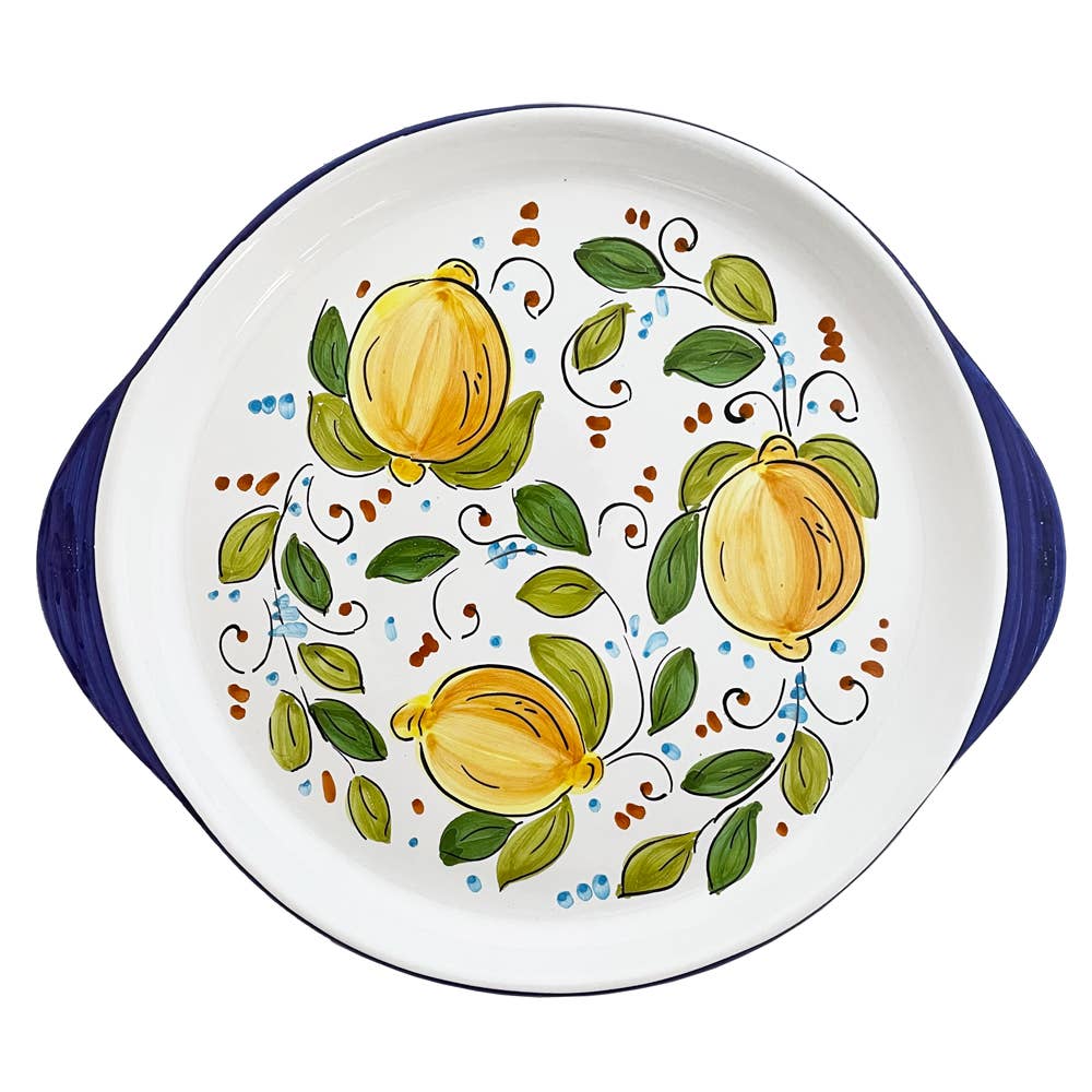 8 piece hand painted Limoncello set