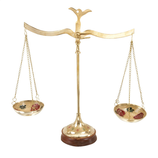 A-30651: BRASS SCALE 12"W, 12"H