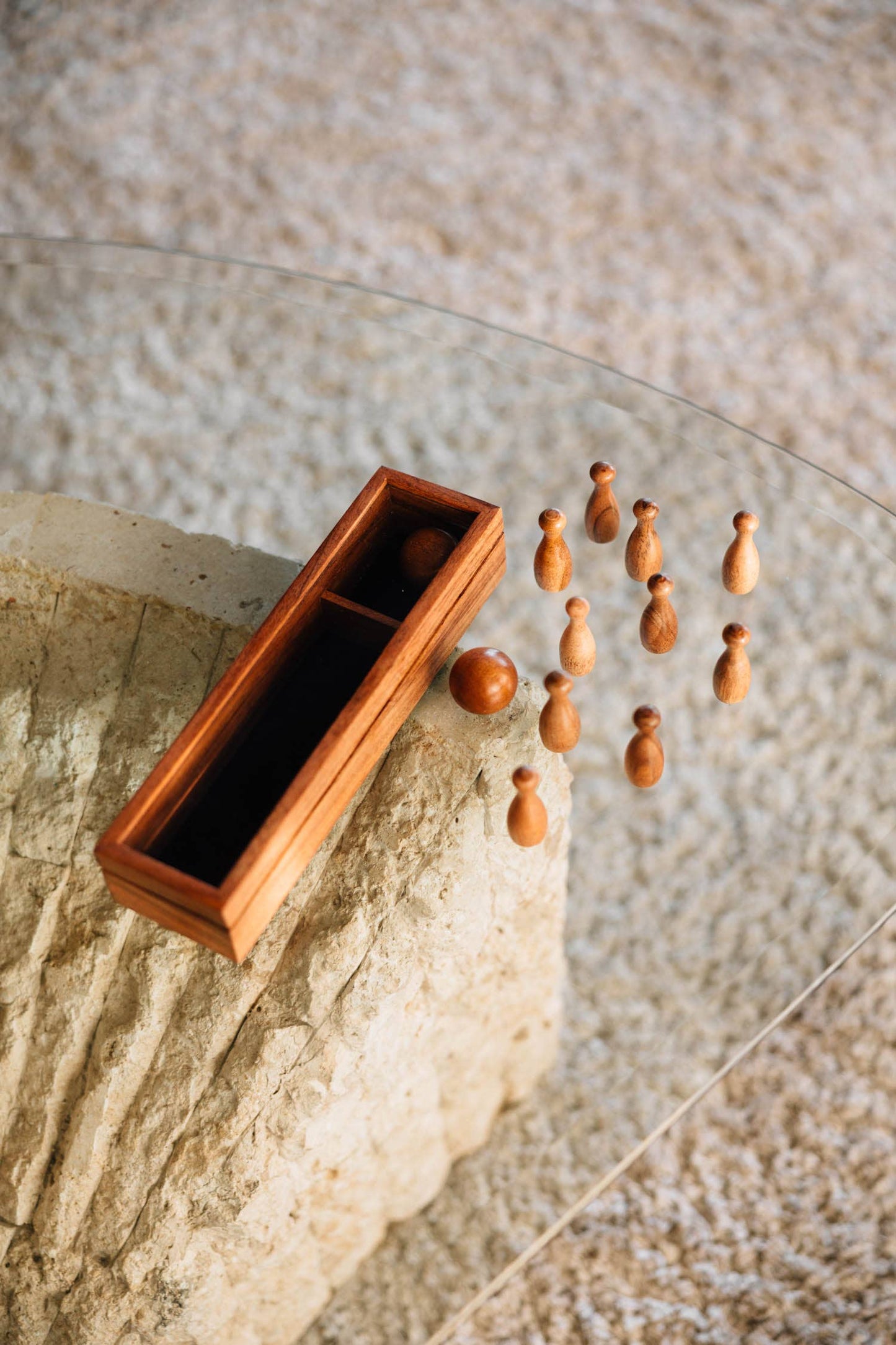 Handmade Tabletop Bowling *