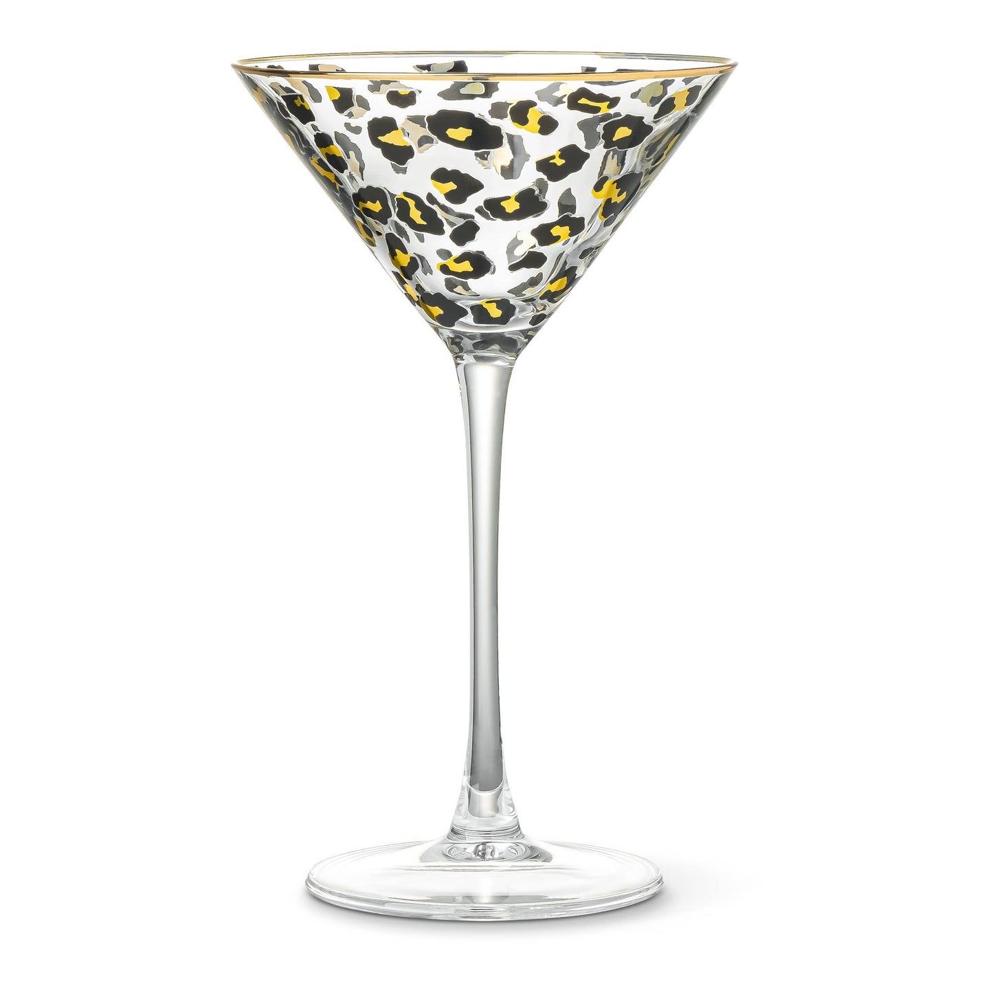 7.5oz Cheetah Martini - Gold