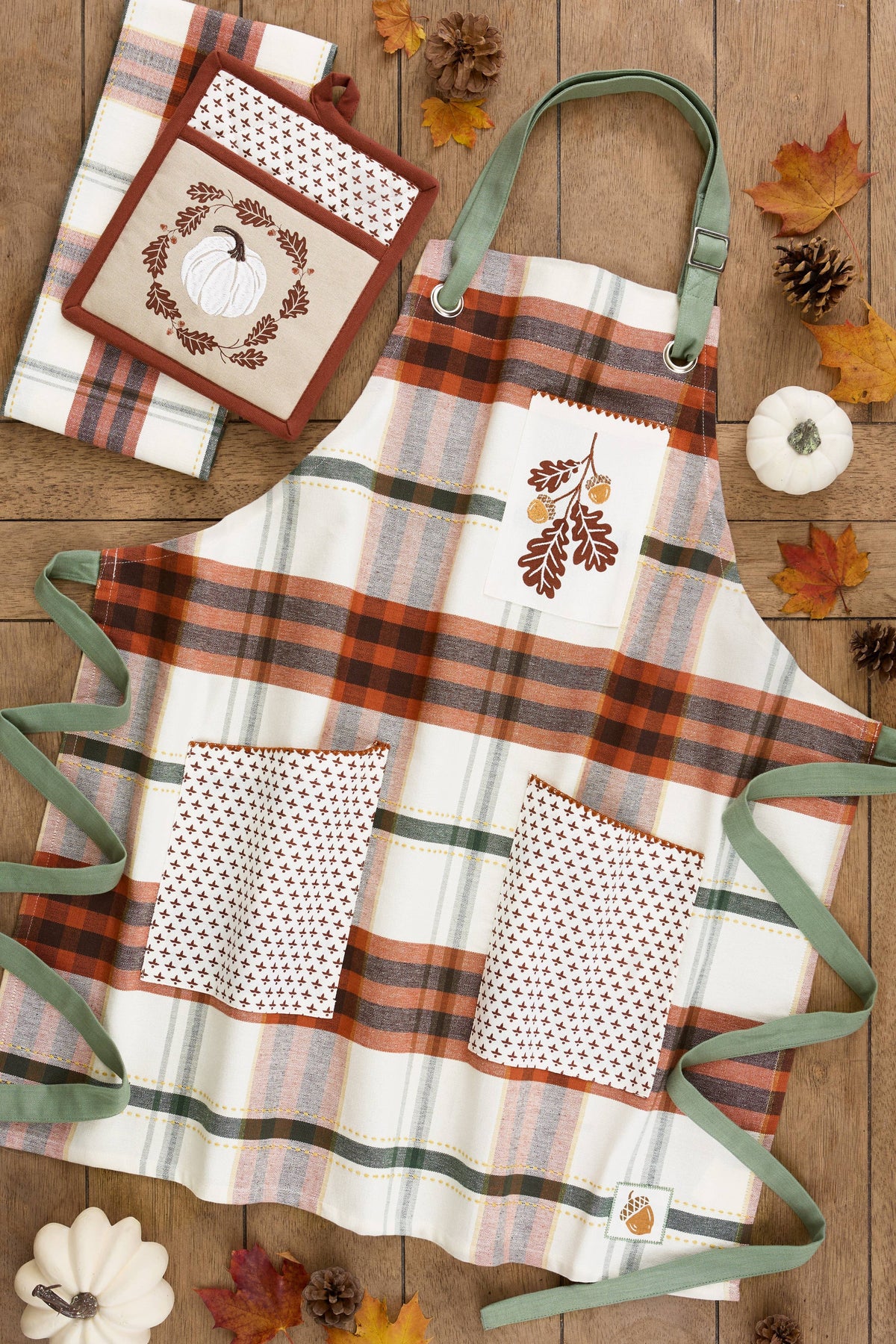 Autumn Pumpkin Potholder Gift Set