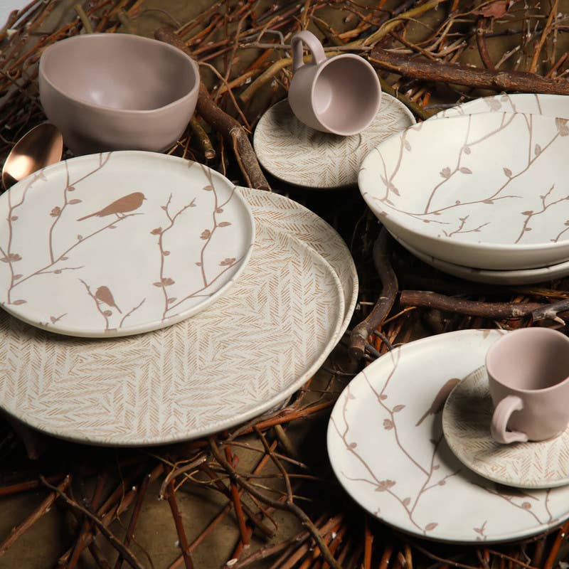 Bio Stoneware Luar Dinner Plate, 10.8"