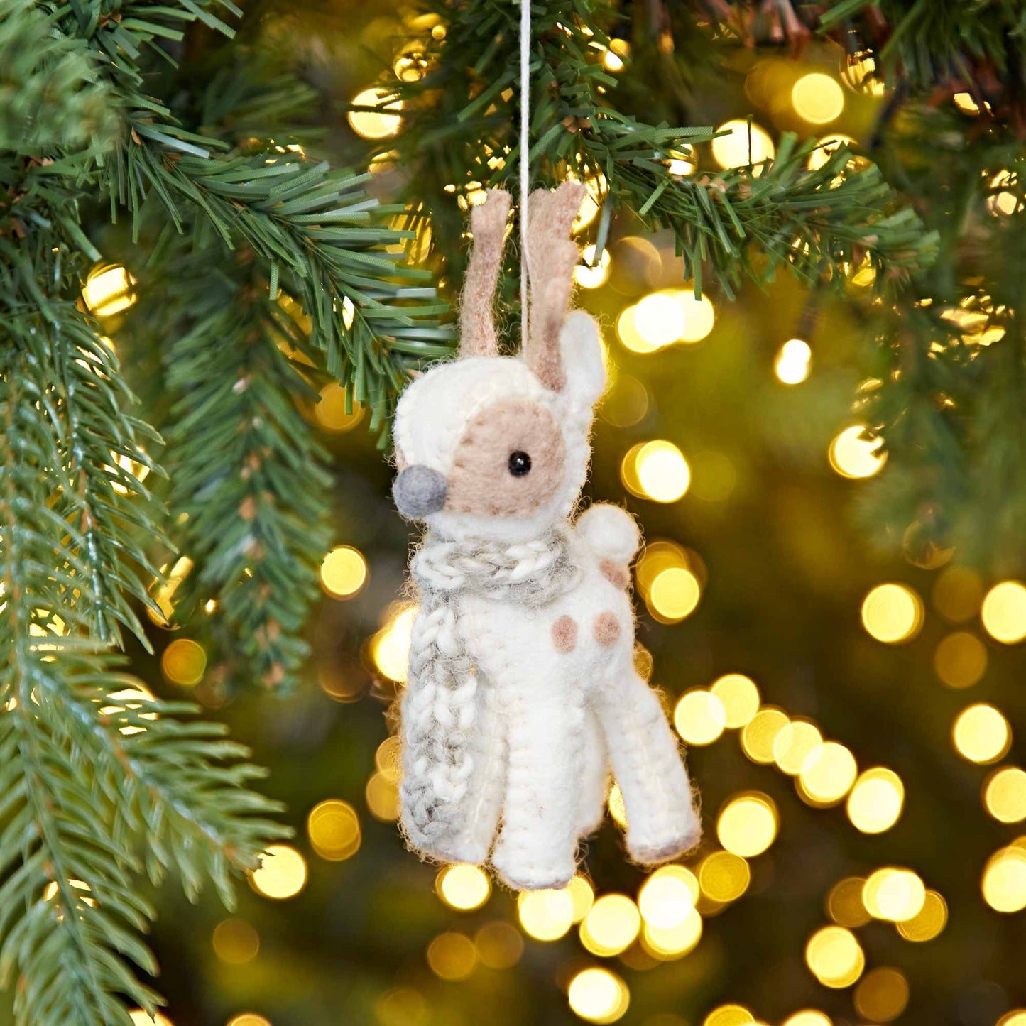 Felt Reindeer Christmas Decoration