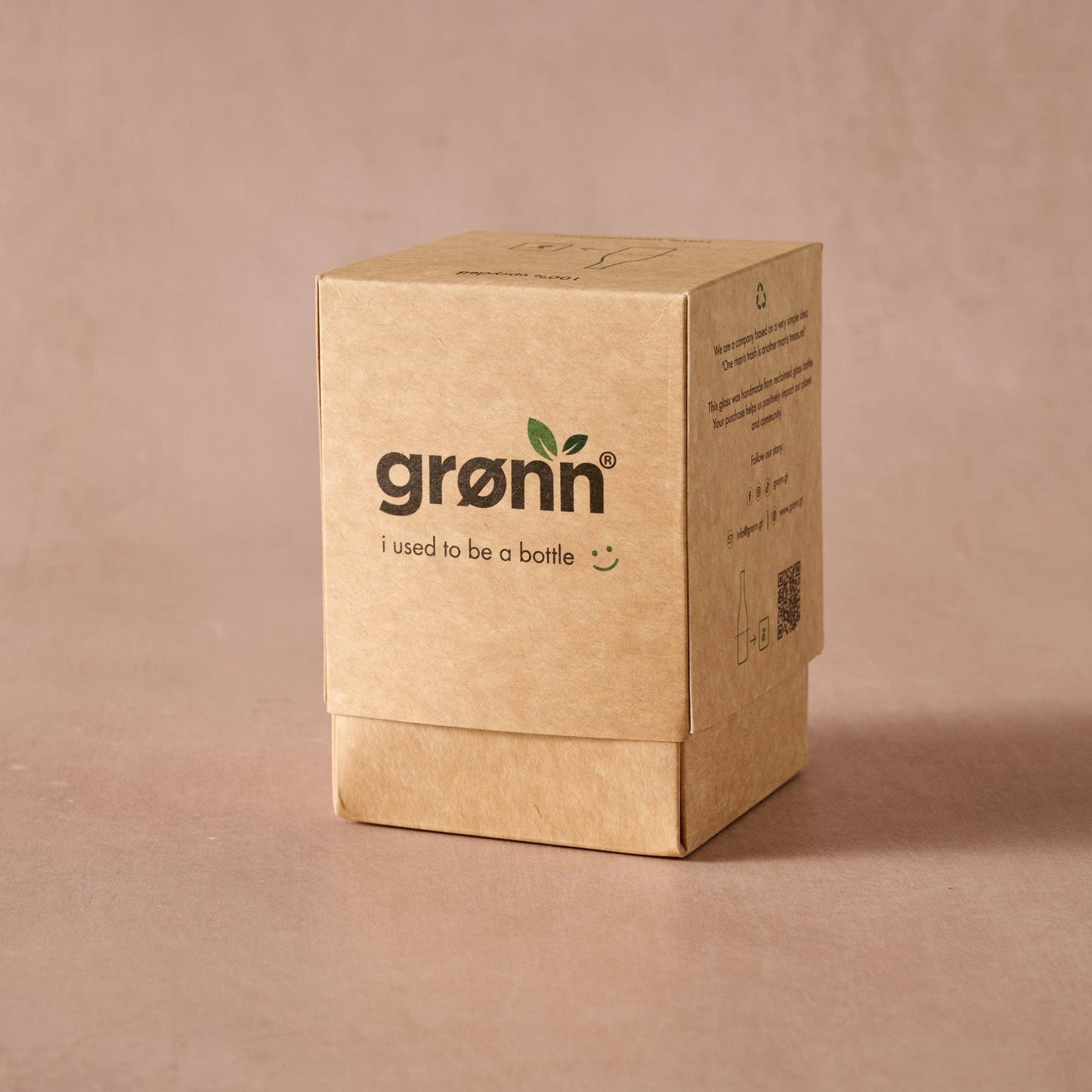 Gronn Upcycled Tumbler - 8 Oz Amber