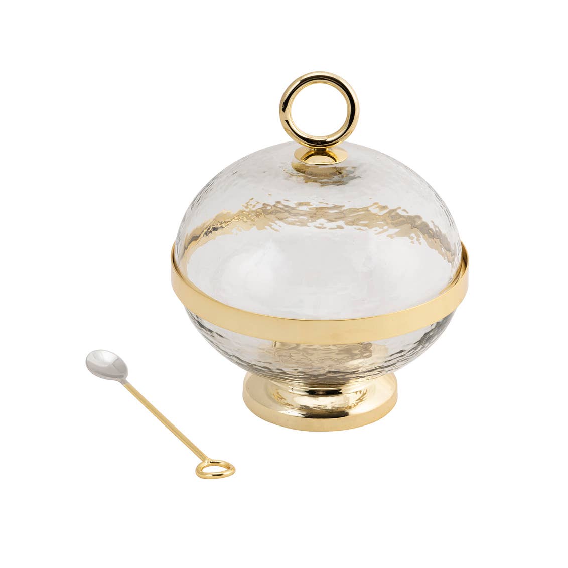 Gold Sphere Appetizer Serving Piece