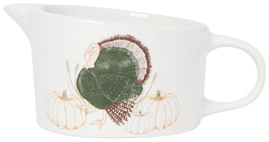 Cornucopia Thanksgiving Gravy Boat