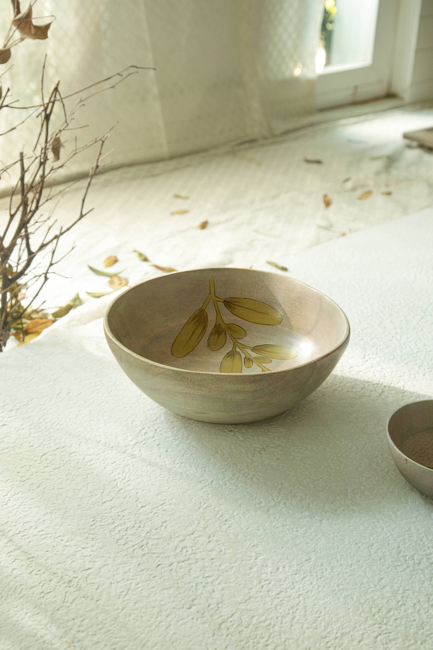 Wisteria Yellow Bowl