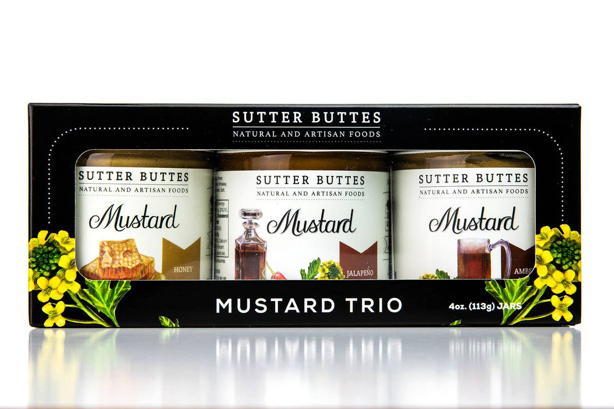 Mustard Trio – Gourmet Mini Jars Gift Set