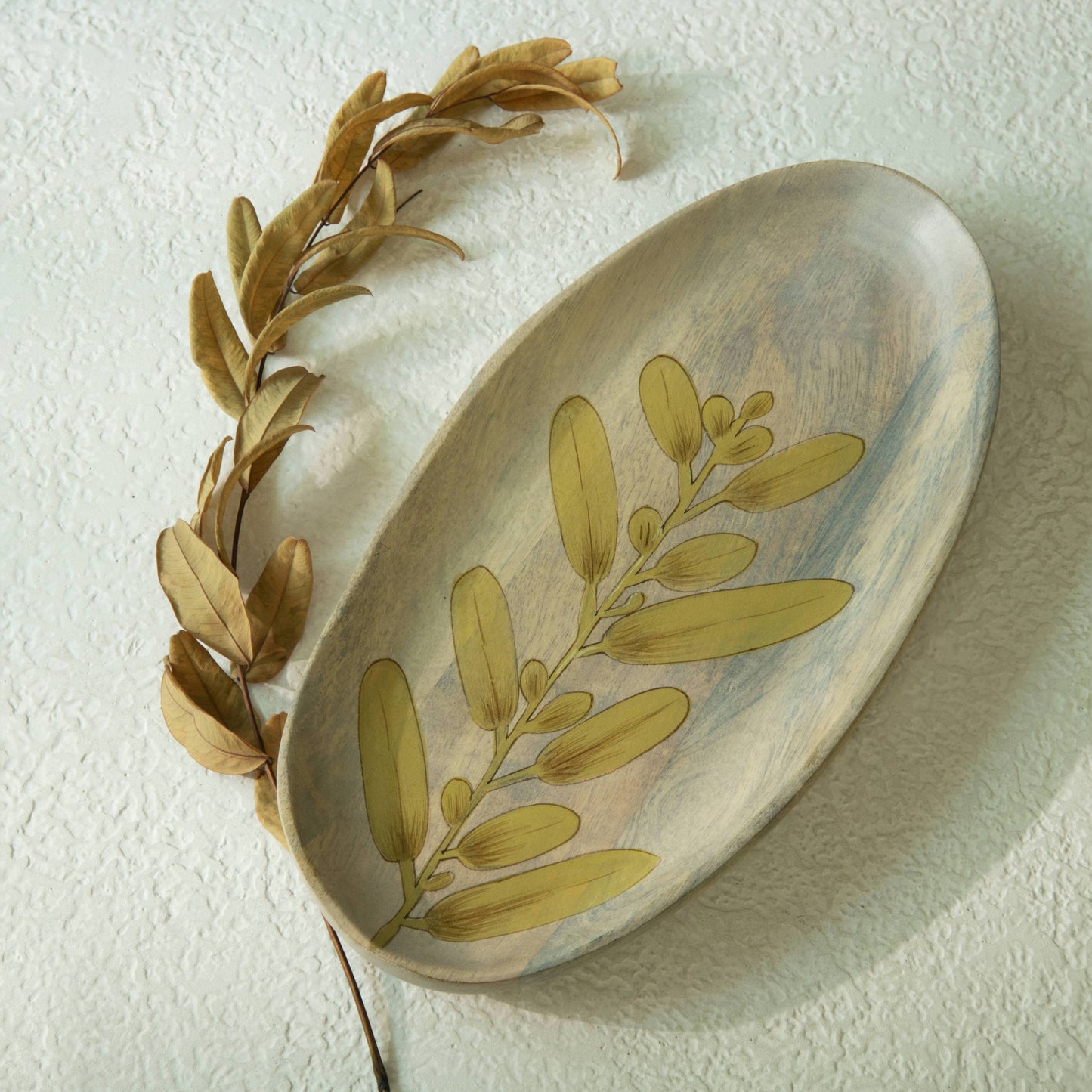 Wisteria Yellow Decorative Tray