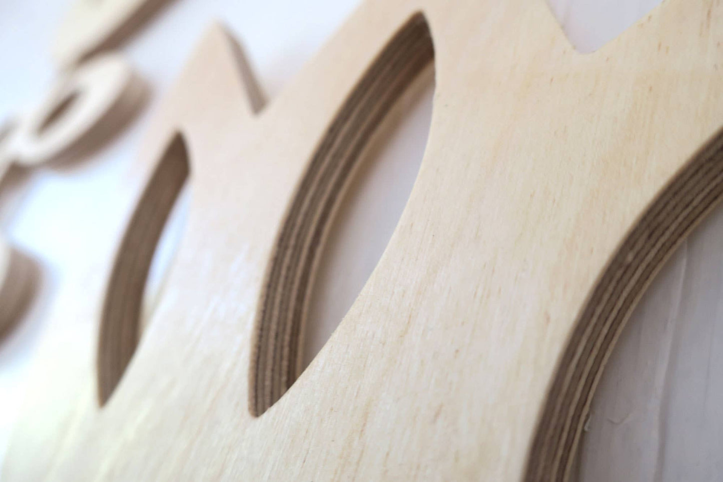 Large wooden Scandinavian folk art flowers wall decor