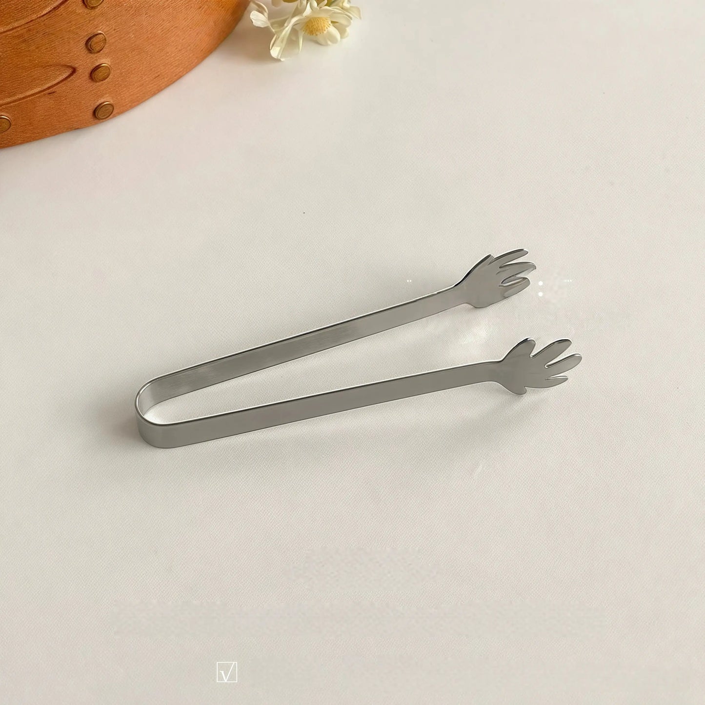 Novelty Mini Snack Tongs (Stainless Steel)