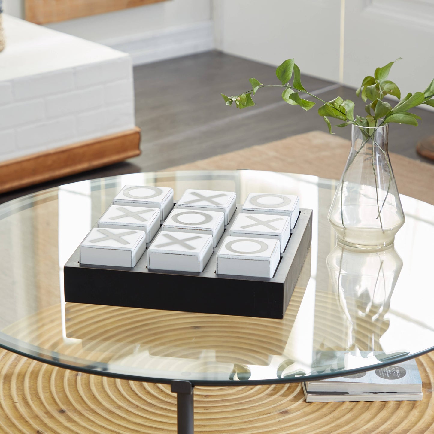 Traditional Black Wooden Game Set