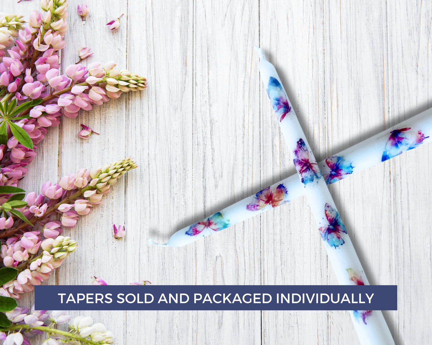 Butterfly Taper Candles Home Decor and Gift