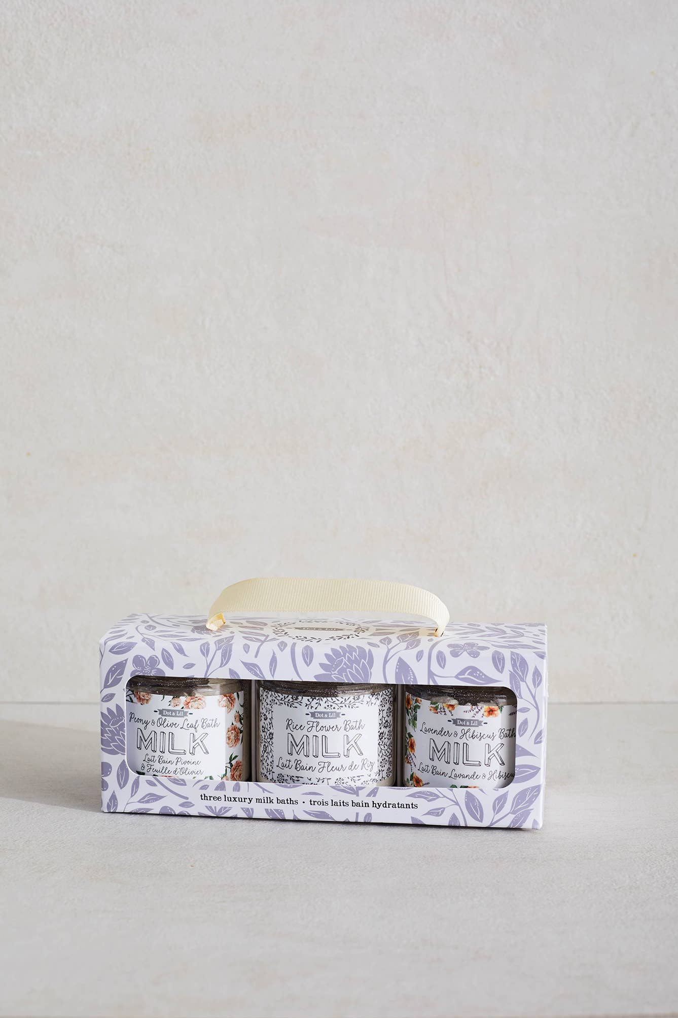 Milk bath trio gift set