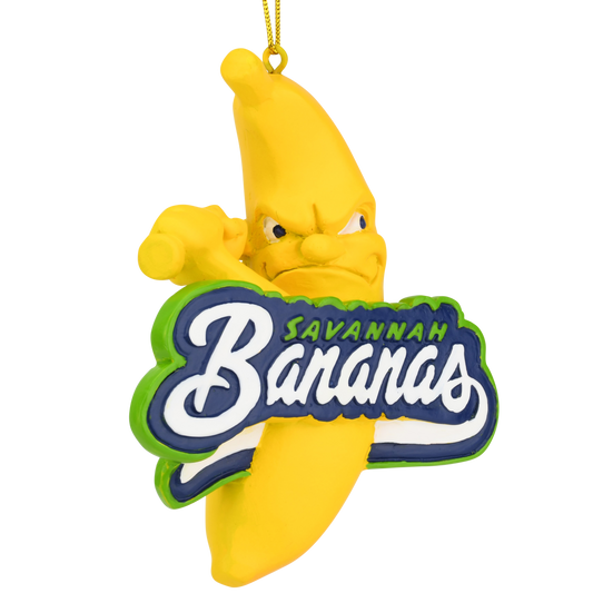 Tree Buddees x Savannah Bananas Logo Official Banana Ball Ornament - Limited Edition