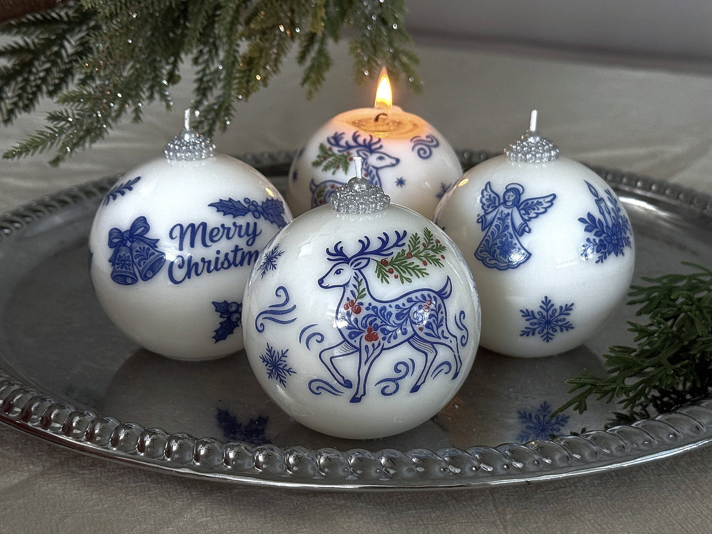 Christmas candle in Gift Box - 1pc | Unique Holiday Xmas